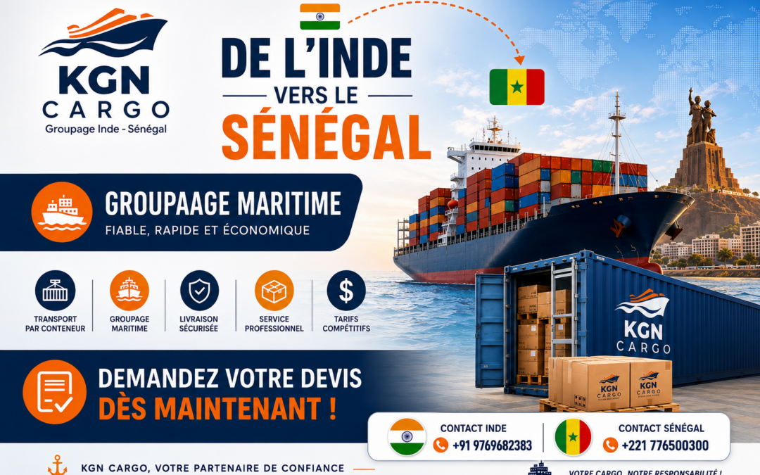 groupage inde senegal