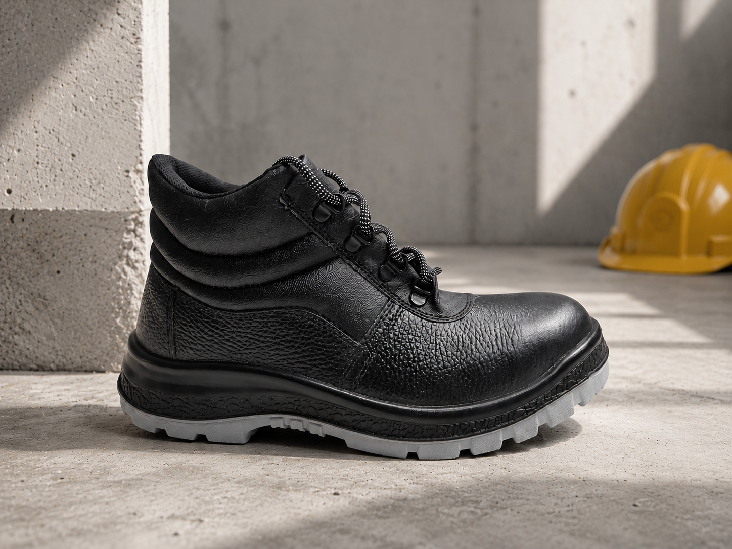 High Ankle Safety Shoes 100% Leather Girach International